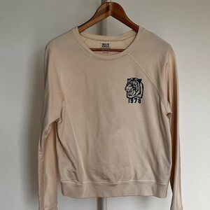 Anthropologie 1978 Tiger Cream “Back When” Brand Label Sweatshirt